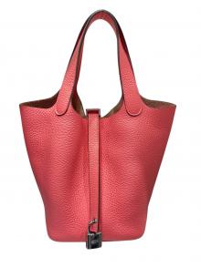 HERMES（エルメス）の古着「ピコタンロックPM/トリヨンクレマンス/ローズアザレ/W刻印:2024年/シルバー金具」｜ローズアザレ