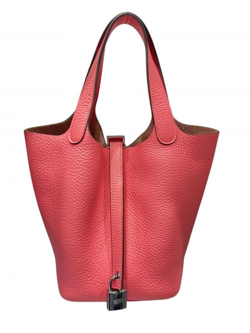 HERMES（エルメス）HERMES (エルメス) ピコタンロックPM/トリヨンクレマンス/ローズアザレ/W刻印:2024年/シルバー金具 ローズアザレ サイズ:PMの古着・服飾アイテム