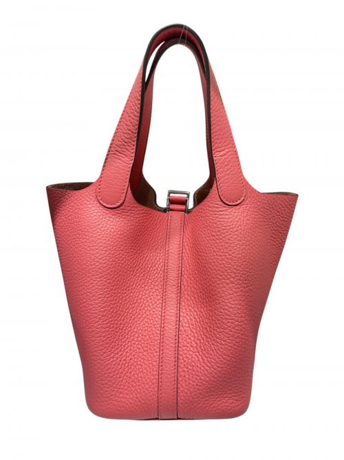 HERMES（エルメス）HERMES (エルメス) ピコタンロックPM/トリヨンクレマンス/ローズアザレ/W刻印:2024年/シルバー金具 ローズアザレ サイズ:PMの古着・服飾アイテム