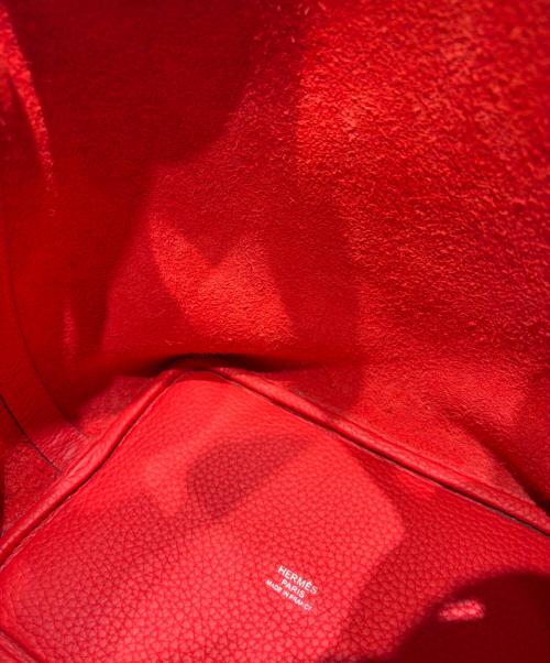 HERMES（エルメス）HERMES (エルメス) Picotin Lock PM ピコタンロック PM/トリヨンクレマンス/ルージュカザック/X刻印：2016年製造/シルバー金具 ルージュカザック サイズ:PMの古着・服飾アイテム