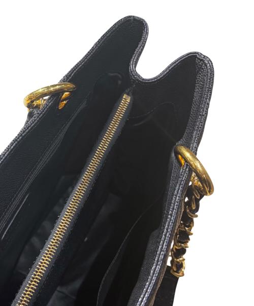 CHANEL（シャネル）CHANEL (シャネル) GSTトートバッグ ブラック サイズ:-の古着・服飾アイテム