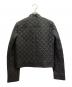 HERMES (エルメス) キルティングディアスキンレザージャケット/3H1207D1 ブラック サイズ:36：270000円