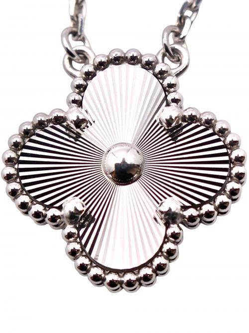 VAN CLEEF & ARPELS（ヴァンクリーフ＆アーペル）VAN CLEEF & ARPELS (ヴァンクリーフ＆アーペル) ヴィンテージアルハンブラギヨシェネックレス VCARP9XG00 サイズ:ヴィンテージアルハンブラの古着・服飾アイテム