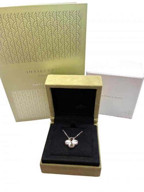 VAN CLEEF & ARPELS（ヴァンクリーフ＆アーペル）VAN CLEEF & ARPELS (ヴァンクリーフ＆アーペル) ヴィンテージアルハンブラギヨシェネックレス VCARP9XG00 サイズ:ヴィンテージアルハンブラの古着・服飾アイテム