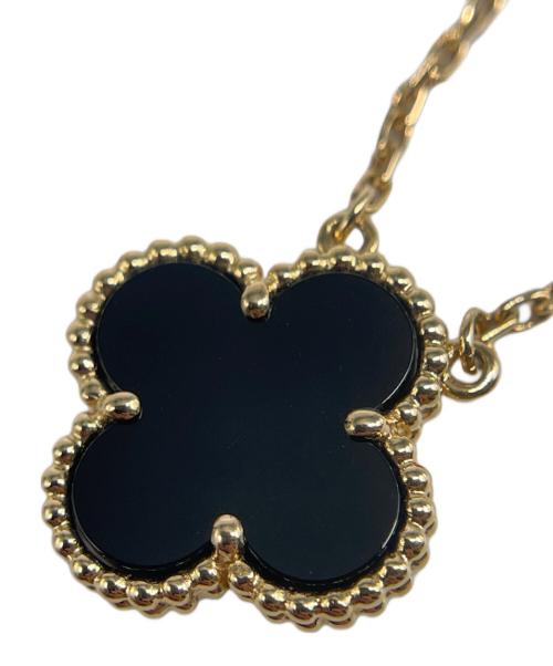 VAN CLEEF & ARPELS（ヴァンクリーフ＆アーペル）VAN CLEEF & ARPELS (ヴァンクリーフ＆アーペル) Vintage Alhambra Onyx Necklace ヴィンテージアルハンブラ オニキス ネックレス/VCARA45800 サイズ:ヴィンテージの古着・服飾アイテム