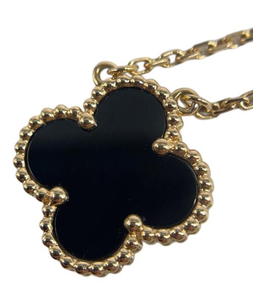 VAN CLEEF & ARPELS（ヴァンクリーフ＆アーペル）VAN CLEEF & ARPELS (ヴァンクリーフ＆アーペル) Vintage Alhambra Onyx Necklace ヴィンテージアルハンブラ オニキス ネックレス/VCARA45800 サイズ:ヴィンテージの古着・服飾アイテム