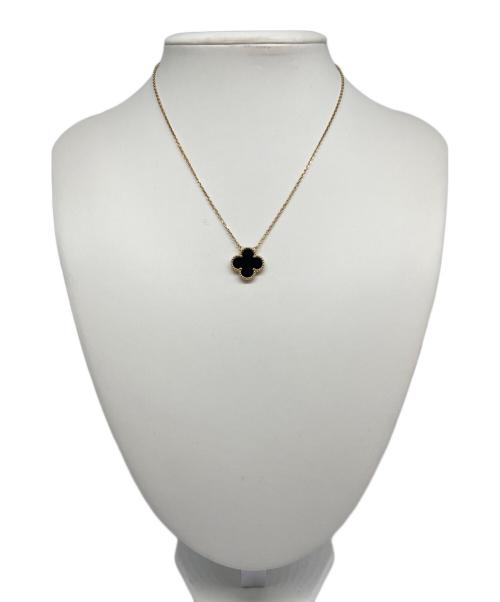 VAN CLEEF & ARPELS（ヴァンクリーフ＆アーペル）VAN CLEEF & ARPELS (ヴァンクリーフ＆アーペル) Vintage Alhambra Onyx Necklace ヴィンテージアルハンブラ オニキス ネックレス/VCARA45800 サイズ:ヴィンテージの古着・服飾アイテム