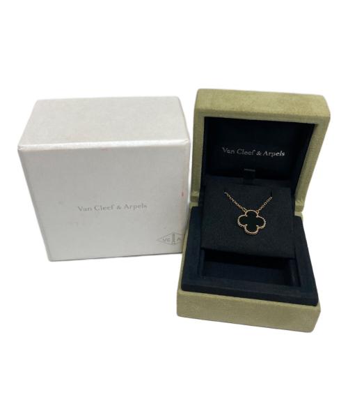 VAN CLEEF & ARPELS（ヴァンクリーフ＆アーペル）VAN CLEEF & ARPELS (ヴァンクリーフ＆アーペル) Vintage Alhambra Onyx Necklace ヴィンテージアルハンブラ オニキス ネックレス/VCARA45800 サイズ:ヴィンテージの古着・服飾アイテム