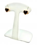 VAN CLEEF & ARPELSヴァンクリーフ＆アーペル）の古着「Sweet Alhambra heart earrings スウィート アルハンブラ ハート ピアス カーネリアン」