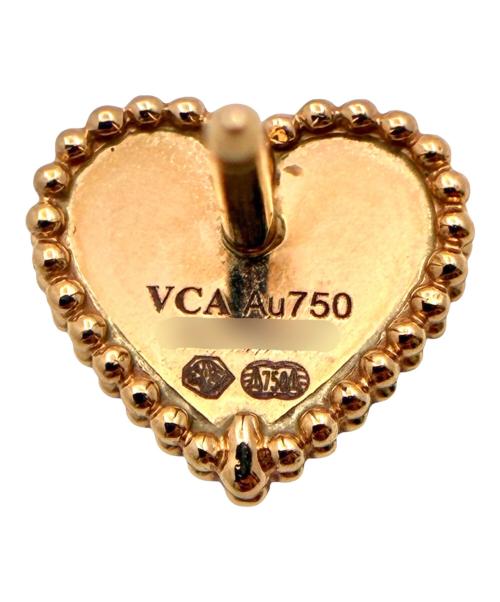 VAN CLEEF & ARPELS（ヴァンクリーフ＆アーペル）VAN CLEEF & ARPELS (ヴァンクリーフ＆アーペル) Sweet Alhambra heart earrings スウィート アルハンブラ ハート ピアス カーネリアン サイズ:スウィートアルハンブラの古着・服飾アイテム