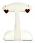 VAN CLEEF & ARPELS (ヴァンクリーフ＆アーペル) Sweet Alhambra heart earrings スウィート アルハンブラ ハート ピアス カーネリアン サイズ:スウィートアルハンブラ：450000円