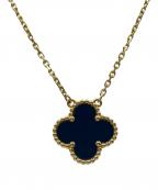 VAN CLEEF & ARPELSヴァンクリーフ＆アーペル）の古着「ヴィンテージアルハンブラ オニキス ネックレス」