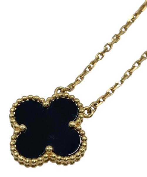 VAN CLEEF & ARPELS（ヴァンクリーフ＆アーペル）VAN CLEEF & ARPELS (ヴァンクリーフ＆アーペル) ヴィンテージアルハンブラ オニキス ネックレス サイズ:ヴィンテージの古着・服飾アイテム