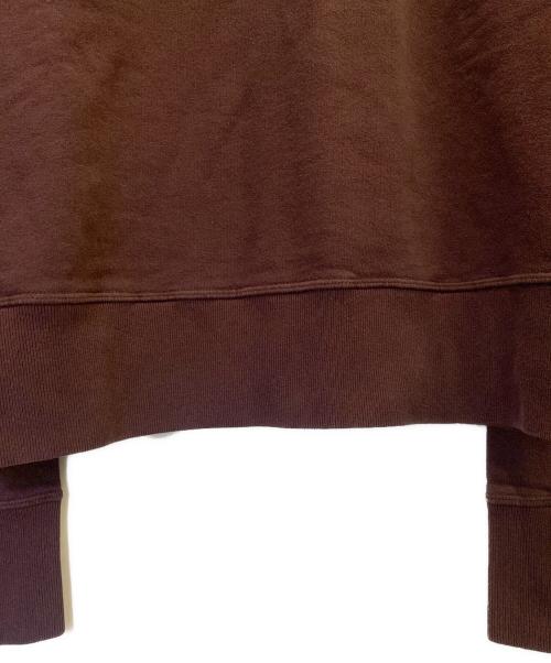 Maison Margiela（メゾンマルジェラ）Maison Margiela (メゾンマルジェラ) ロゴクルーネックスウェット ボルドー サイズ:Sの古着・服飾アイテム