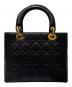 Christian Dior (クリスチャン ディオール) レディディオールミディアム ハンドバッグ ブラック サイズ:ミディアム：320000円