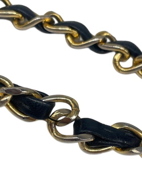 CHANEL（シャネル）CHANEL (シャネル) マトラッセ25 スクエア/Wフラップチェーンショルダーバッグ ブラック サイズ:25の古着・服飾アイテム