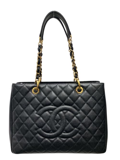 CHANEL（シャネル）CHANEL (シャネル) GSTトートバッグ ブラック サイズ:-の古着・服飾アイテム