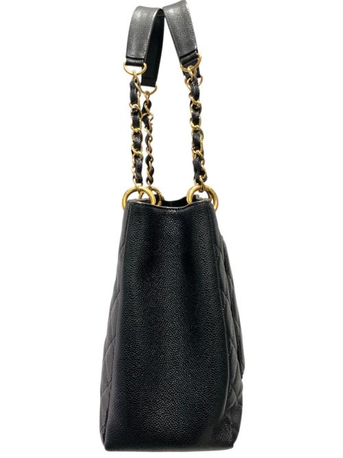 CHANEL（シャネル）CHANEL (シャネル) GSTトートバッグ ブラック サイズ:-の古着・服飾アイテム