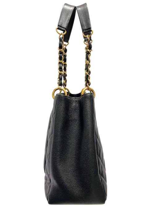 CHANEL（シャネル）CHANEL (シャネル) GSTトートバッグ ブラック サイズ:-の古着・服飾アイテム