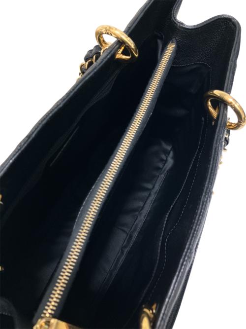 CHANEL（シャネル）CHANEL (シャネル) GSTトートバッグ ブラック サイズ:-の古着・服飾アイテム