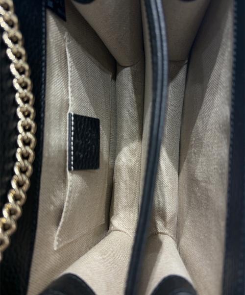GUCCI（グッチ）GUCCI (グッチ) インターロッキングGチェーンショルダーバッグ ブラック サイズ:-の古着・服飾アイテム