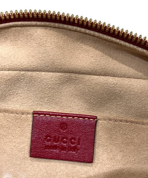 GUCCI（グッチ）GUCCI (グッチ) GGマーモントGGキャンバスチェーンショルダーバッグ ベージュの古着・服飾アイテム