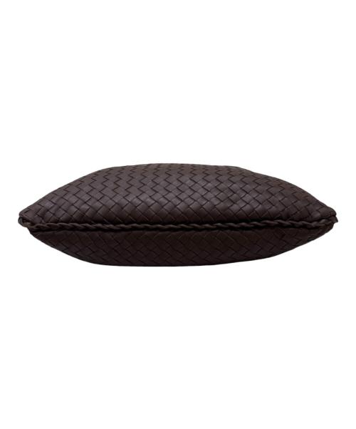 BOTTEGA VENETA（ボッテガベネタ）BOTTEGA VENETA (ボッテガベネタ) イントレチャートホーボーバッグ ブラウンの古着・服飾アイテム