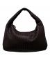 BOTTEGA VENETA（ボッテガベネタ）の古着「イントレチャートホーボーバッグ」｜ブラウン