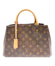 LOUIS VUITTON（ルイ ヴィトン）の古着「2WAYバッグ/モンテーニュMM/モノグラム/M41056」｜ブラウン