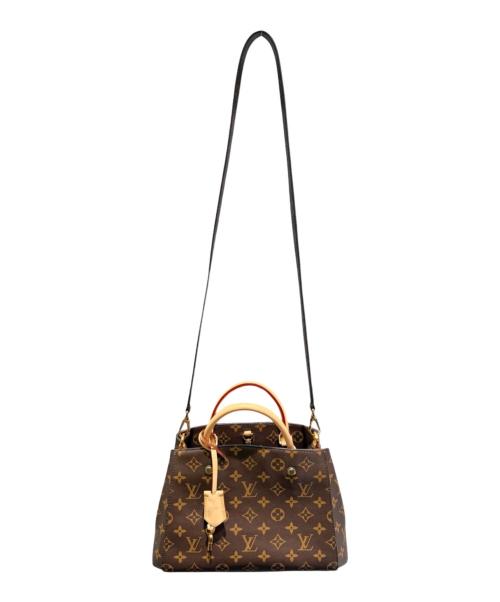 LOUIS VUITTON（ルイ ヴィトン）LOUIS VUITTON (ルイ ヴィトン) 2WAYバッグ/モンテーニュMM/モノグラム/M41056 ブラウン サイズ:MMの古着・服飾アイテム