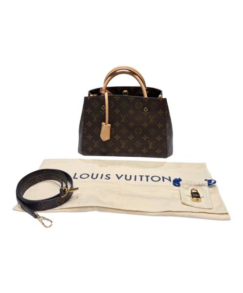 LOUIS VUITTON（ルイ ヴィトン）LOUIS VUITTON (ルイ ヴィトン) 2WAYバッグ/モンテーニュMM/モノグラム/M41056 ブラウン サイズ:MMの古着・服飾アイテム