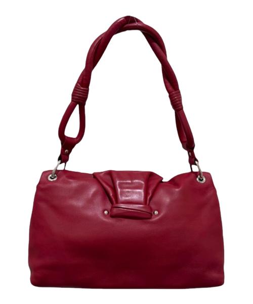 Christian Dior（クリスチャン ディオール）Christian Dior (クリスチャン ディオール) デミルーン ワンショルダーバッグ レッドの古着・服飾アイテム