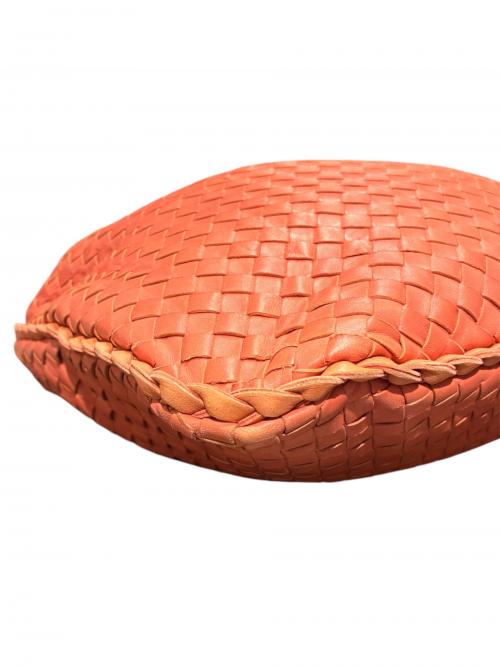 BOTTEGA VENETA（ボッテガベネタ）BOTTEGA VENETA (ボッテガベネタ) イントレチャート ホーボーバッグ ピンクの古着・服飾アイテム