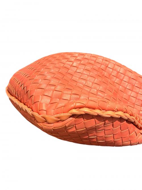 BOTTEGA VENETA（ボッテガベネタ）BOTTEGA VENETA (ボッテガベネタ) イントレチャート ホーボーバッグ ピンクの古着・服飾アイテム