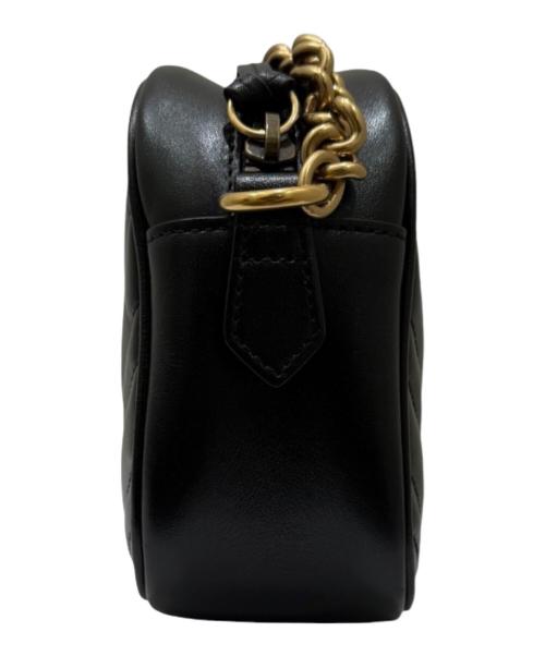 GUCCI（グッチ）GUCCI (グッチ) GGマーモントカメラショルダーバッグ ブラックの古着・服飾アイテム