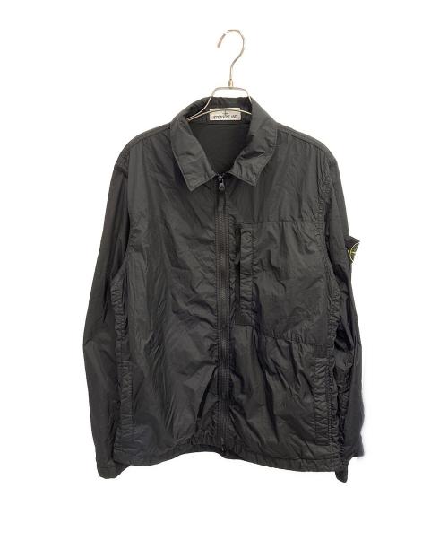 STONE ISLAND（ストーンアイランド）STONE ISLAND (ストーンアイランド) ナイロンジャケット ブラック サイズ:Lの古着・服飾アイテム