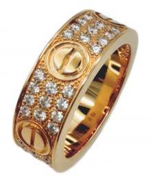 Cartier（カルティエ）の古着「ラブリングパヴェダイヤ/LOVE ring classic model paved」