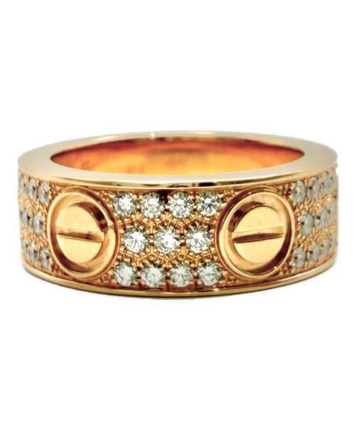 Cartier（カルティエ）Cartier (カルティエ) ラブリングパヴェダイヤ/LOVE ring classic model paved サイズ:51の古着・服飾アイテム