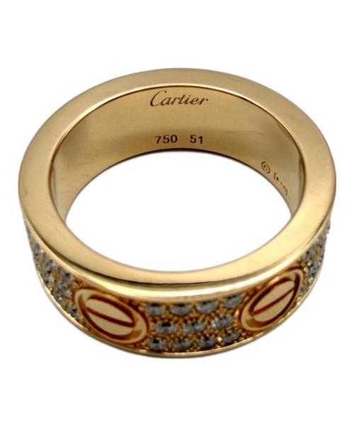 Cartier（カルティエ）Cartier (カルティエ) ラブリングパヴェダイヤ/LOVE ring classic model paved サイズ:51の古着・服飾アイテム