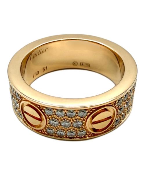 Cartier（カルティエ）Cartier (カルティエ) ラブリングパヴェダイヤ/LOVE ring classic model paved サイズ:51の古着・服飾アイテム