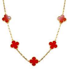 VAN CLEEF & ARPELS（ヴァンクリーフ＆アーペル）の古着「ヴィンテージアルハンブラ 10P/Vintage Alhambra Necklace 10 Motifs」