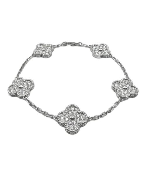 VAN CLEEF & ARPELS（ヴァンクリーフ＆アーペル）VAN CLEEF & ARPELS ヴィンテージ アルハンブラ ブレスレット5モチーフ/Vintage Alhambra bracelet, 5 motifs/VCARA41500 サイズ:ヴィンテージ/18.0cmの古着・服飾アイテム