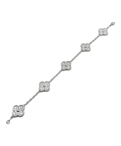 VAN CLEEF & ARPELS（ヴァンクリーフ＆アーペル）VAN CLEEF & ARPELS ヴィンテージ アルハンブラ ブレスレット5モチーフ/Vintage Alhambra bracelet, 5 motifs/VCARA41500 サイズ:ヴィンテージ/18.0cmの古着・服飾アイテム