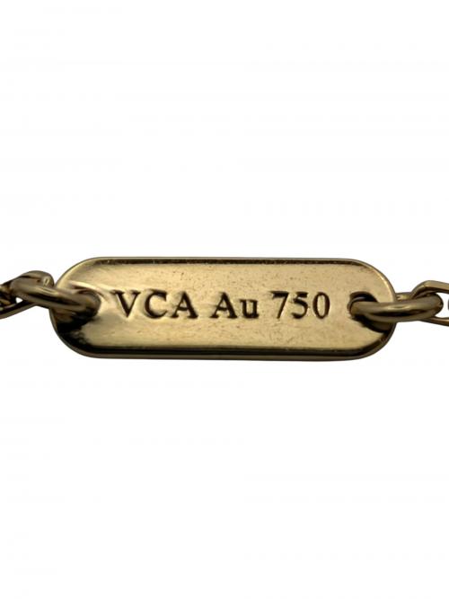 VAN CLEEF & ARPELS（ヴァンクリーフ＆アーペル）VAN CLEEF & ARPELS (ヴァンクリーフ＆アーペル) Vintage Alhambra pendant, 18K yellow gold, onyx ヴィンテージ アルハンブラ ペンダント オニキス サイズ:41.5cmの古着・服飾アイテム