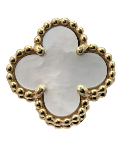 VAN CLEEF & ARPELS（ヴァンクリーフ＆アーペル）VAN CLEEF & ARPELS (ヴァンクリーフ＆アーペル) Sweet Alhambra earstuds スウィート アルハンブラ ピアス ホワイト マザーオブパール サイズ:スウィートアルハンブラの古着・服飾アイテム