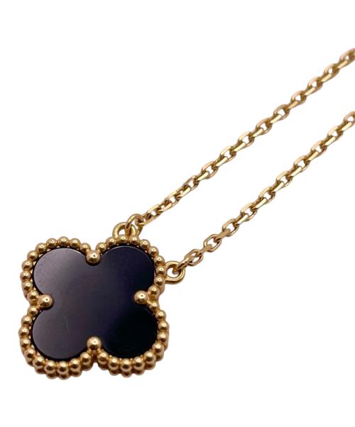 VAN CLEEF & ARPELS（ヴァンクリーフ＆アーペル）VAN CLEEF & ARPELS (ヴァンクリーフ＆アーペル) Vintage Alhambra Onyx/ヴィンテージアルハンブラ オニキス ネックレス サイズ:ヴィンテージアルハンブラの古着・服飾アイテム