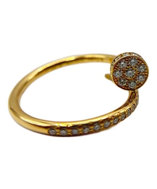 Cartier（カルティエ）Cartier (カルティエ) ジュストアンクルリングスモールモデル、セミパヴェセッティング/Juste un Clou ring, small model, semi-paved  サイズ:53/11号の古着・服飾アイテム