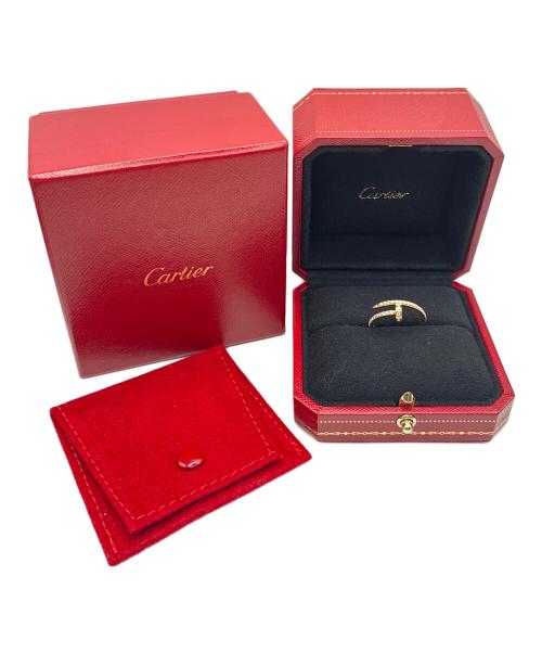 Cartier（カルティエ）Cartier (カルティエ) ジュストアンクルリングスモールモデル、セミパヴェセッティング/Juste un Clou ring, small model, semi-paved  サイズ:53/11号の古着・服飾アイテム