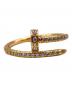 Cartier (カルティエ) ジュストアンクルリングスモールモデル、セミパヴェセッティング/Juste un Clou ring, small model, semi-paved  サイズ:53/11号：580000円