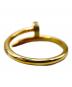 中古・古着 Cartier (カルティエ) ジュストアンクルリングスモールモデル、セミパヴェセッティング/Juste un Clou ring, small model, semi-paved  サイズ:53/11号：580000円